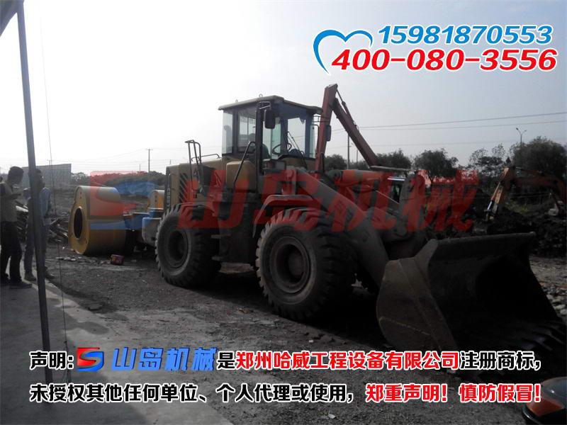 沖擊式壓路機現場